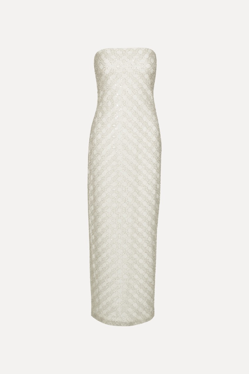 Rotate Beaded Maxi Dress