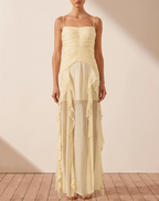 Shona Joy Gina Ruched Maxi Dress