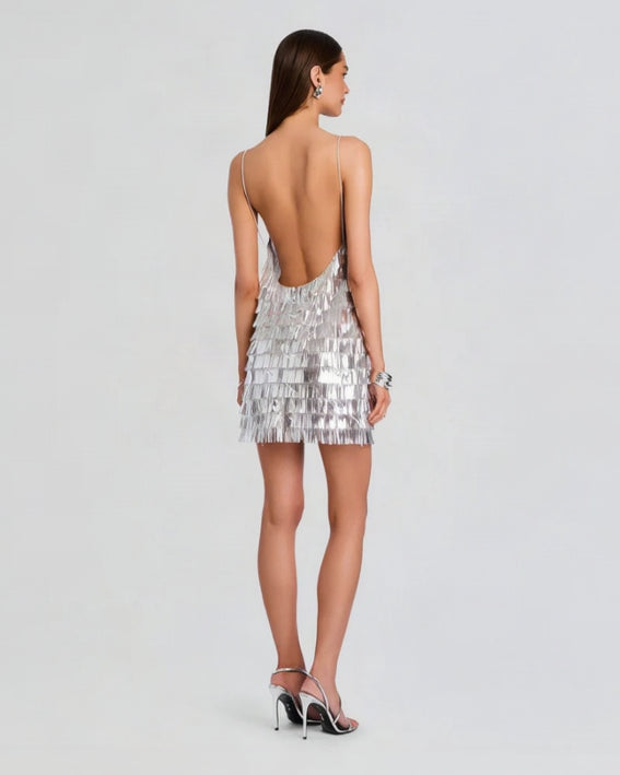 Retrofete Amalie Sequin Mini Dress