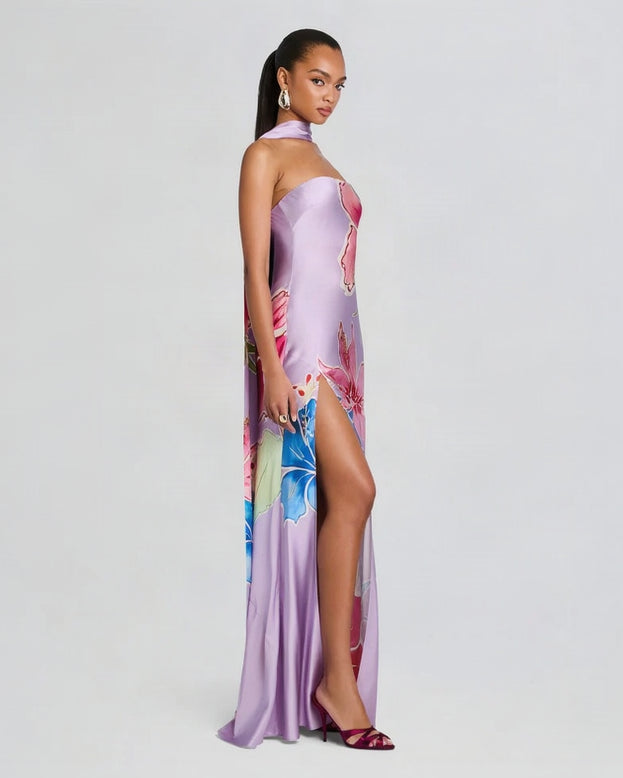Retrofete Tizzy Silk Scarf Dress