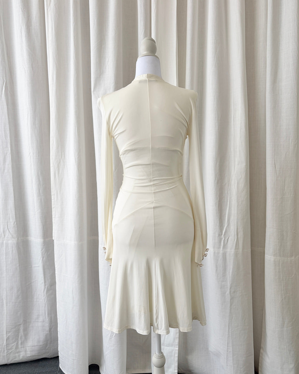 Roberto Cavalli Plunge Midi Dress
