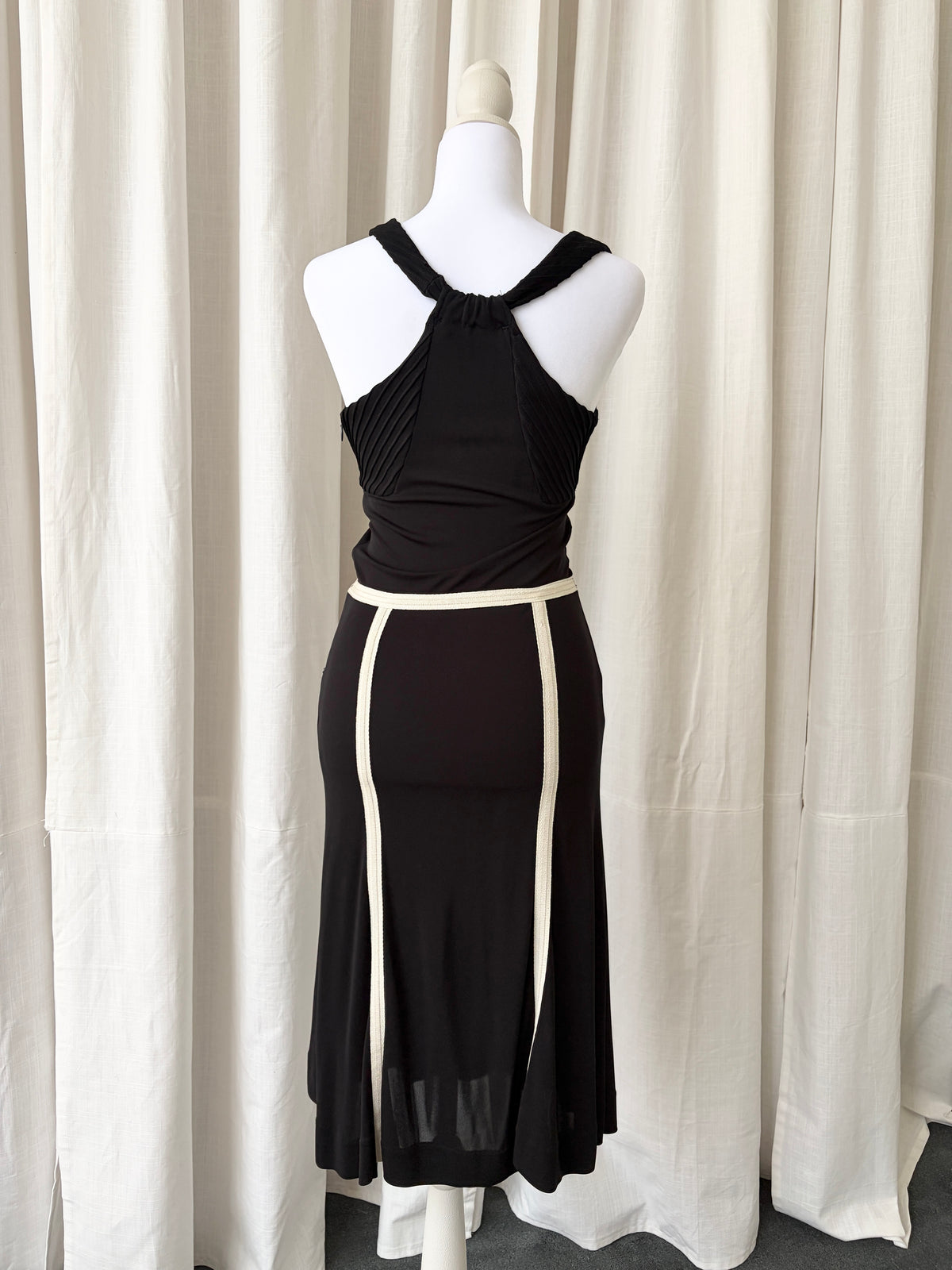 Marc Jacobs 2000's Contrast Midi Dress
