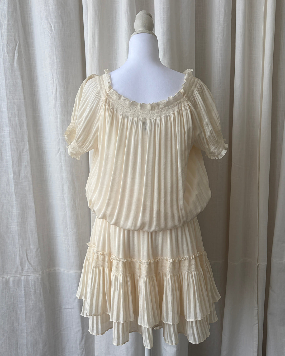 Diane Von Furstenberg Pleated Mini Dress