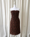 Vintage 1990's Lace Embellished Mini Dress