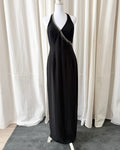 Vintage 1990's Beaded Halter Maxi Dress