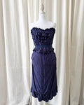 Moschino Couture 2000's Ruffled Midi Dress