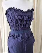 Moschino Couture 2000's Ruffled Midi Dress