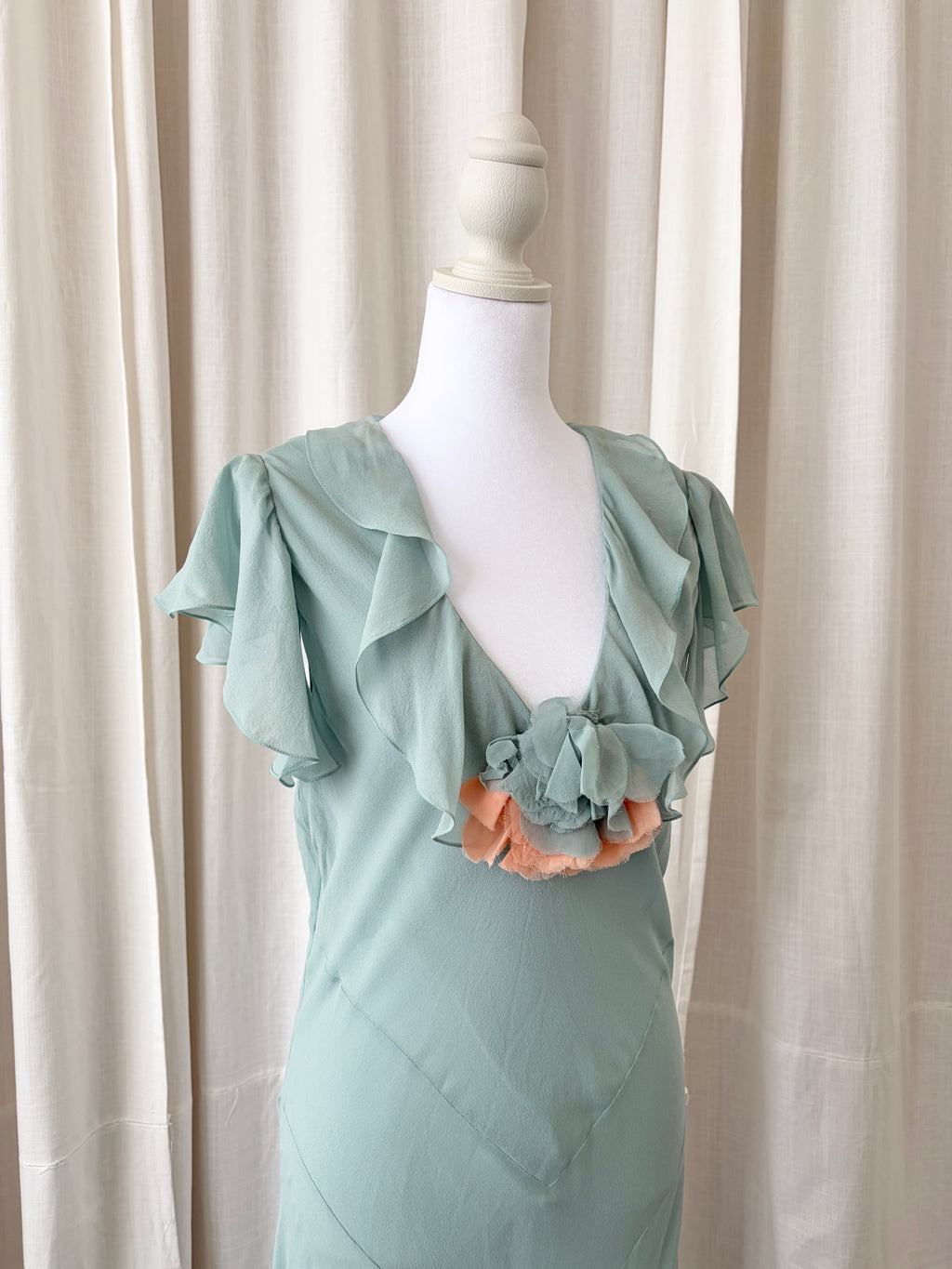 00's Ralph Lauren Bias Cut Maxi Dress