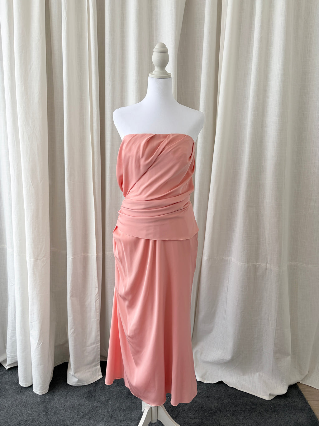 Dolce and Gabbana Draped Midi Dress