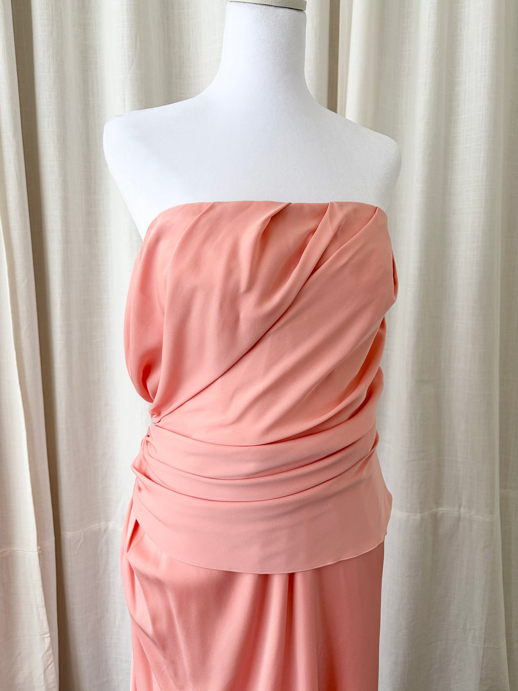 Dolce and Gabbana Draped Midi Dress