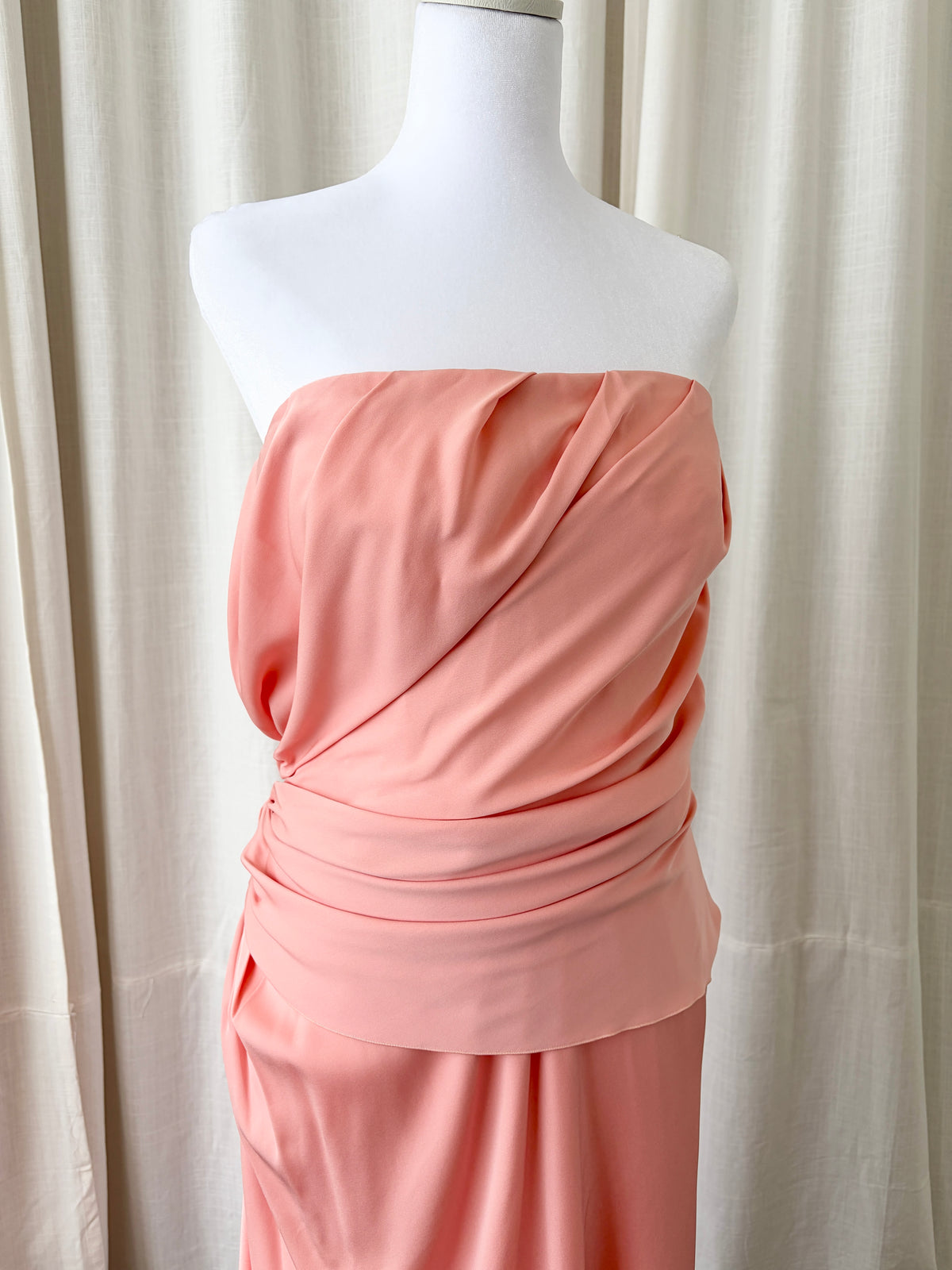 Dolce and Gabbana Draped Midi Dress