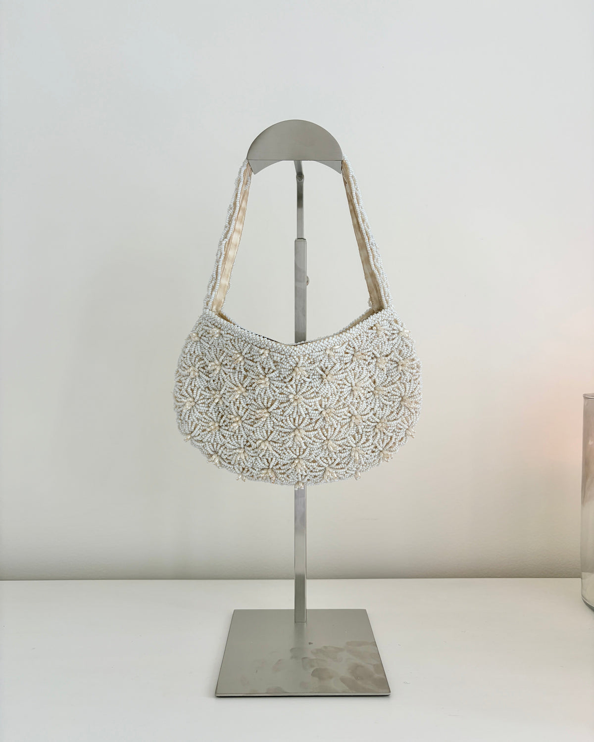 Ivory Beaded Purse