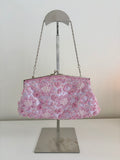 Pink Beaded Clutch