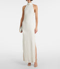 Rotate Sequin Halterneck Maxi Dress