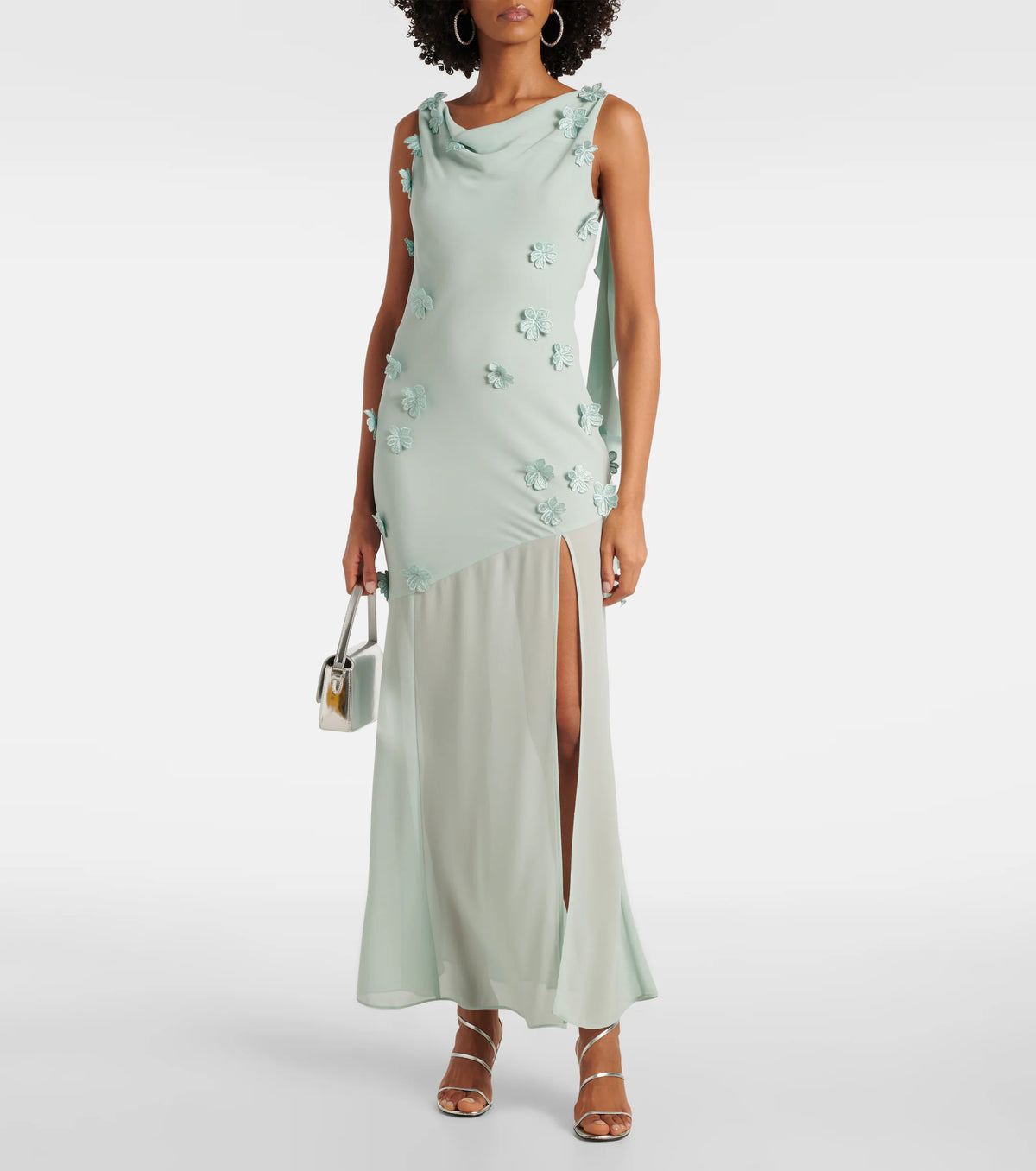 Rotate Waterfall Maxi Dress