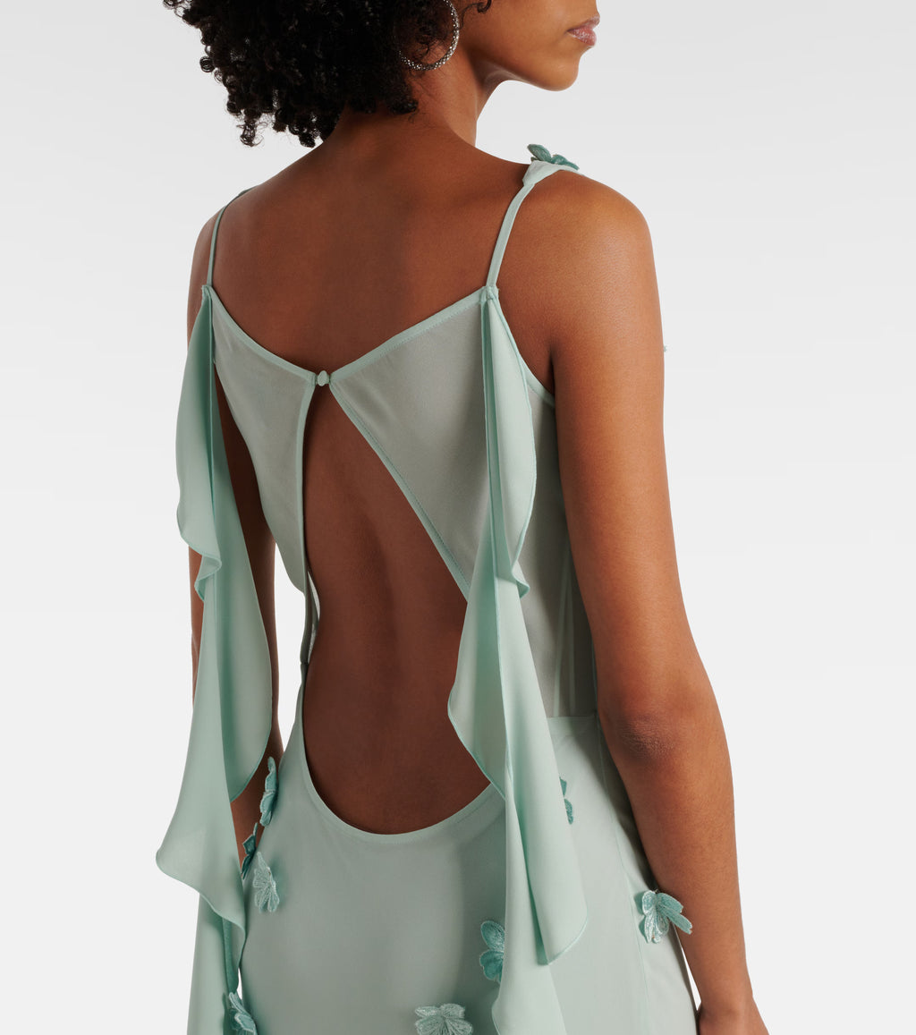 Rotate Waterfall Maxi Dress