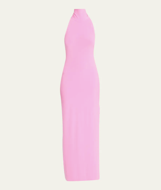 Norma Kamali Halter Maxi Dress