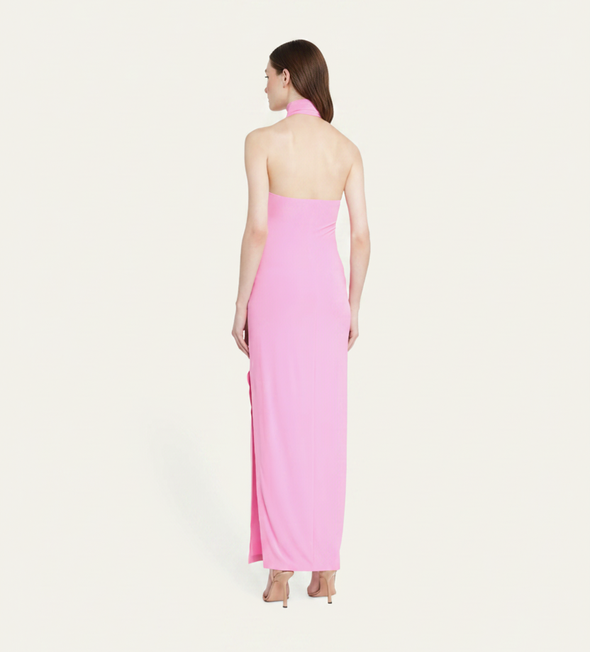 Norma Kamali Halter Maxi Dress