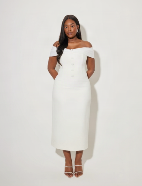 Odd Muse Bow Midi Dress