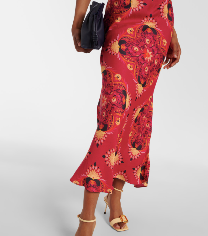 Farm Rio Printed Halter Maxi Dress