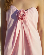 Caroline Constas Kyra Rosette Maxi Dress
