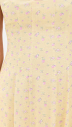 Guizio Leila Floral Midi Dress