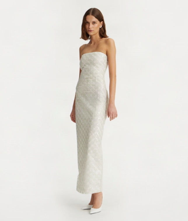 Rotate Beaded Maxi Dress